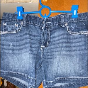 Denim shorts